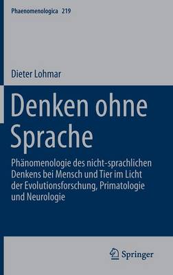 Book cover for Denken Ohne Sprache