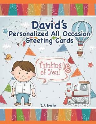 Book cover for David's Personalized All Occasion Greeting Cards