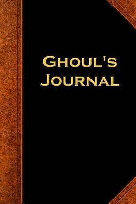 Cover of Ghoul's Journal Vintage Style