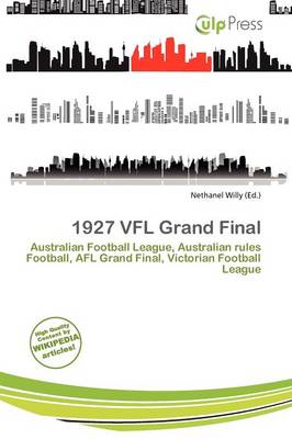 Cover of 1927 Vfl Grand Final