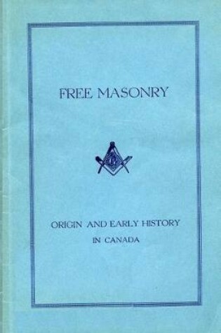 Cover of Free Masonry