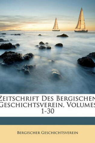 Cover of Zeitschrift Des Bergischen Geschichtsverein