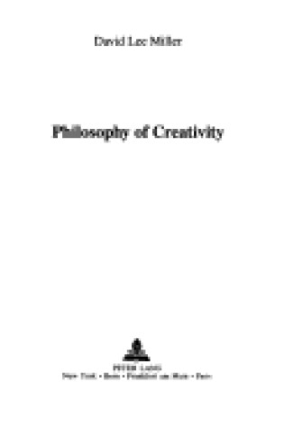 Cover of Philosophy of Creativity