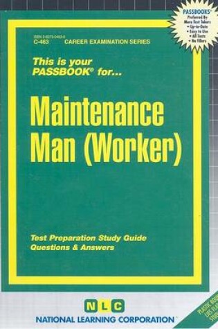 Cover of Maintenance Man (Worker)