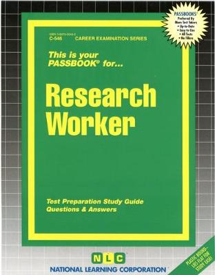 Book cover for Research Worker