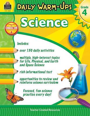 Book cover for Daily Warm-Ups: Science Grade 4