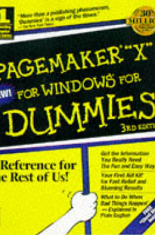 Cover of PageMaker 6.5 for Windows For Dummies