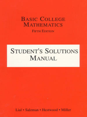 Book cover for Student's Solutions Manual