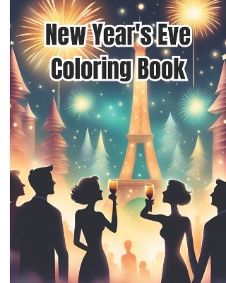 Book cover for New Year's Eve Coloring Book