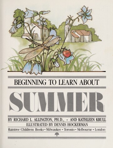 Cover of Beginning to Learn about Summer