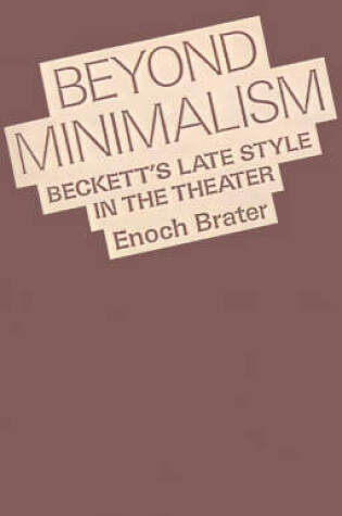 Cover of Beyond Minimalism