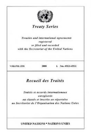 Cover of Treaty Series 2551