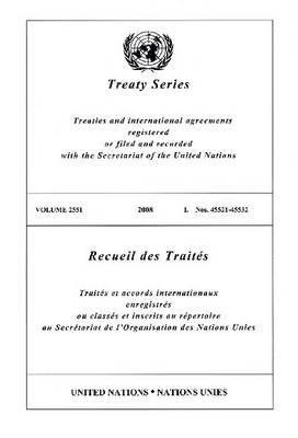 Book cover for Treaty Series 2551