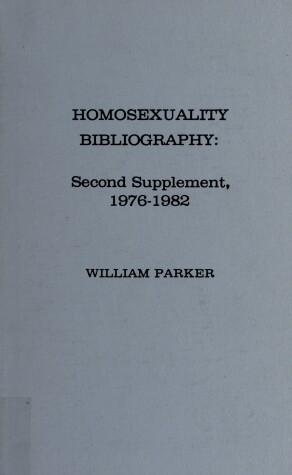 Book cover for Homosexuality Bibliography