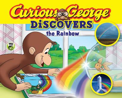 Book cover for Curious George Discovers the Rainbow