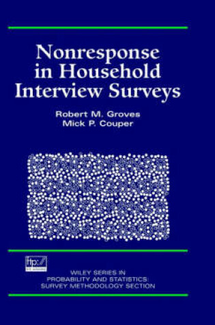 Cover of Nonresponse in Household Interview Surveys