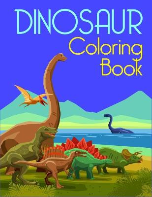 Book cover for Dinosaur Coloring Book