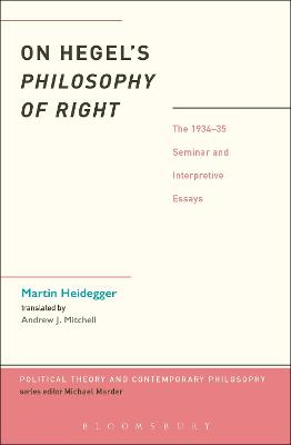 Book cover for On Hegel's Philosophy of Right