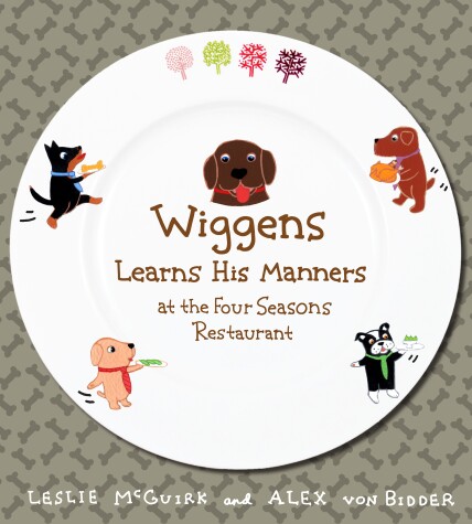 Book cover for Wiggens Learns His Manners at the Four Seasons Restaurant