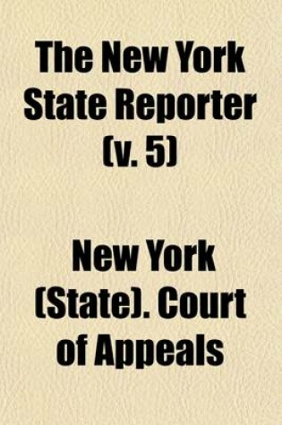 Cover of The New York State Reporter (Volume 5)