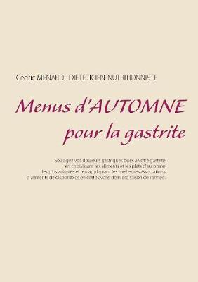 Book cover for Menus d'automne pour la gastrite