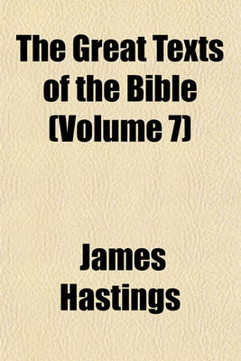 Book cover for The Great Texts of the Bible (Volume 7)