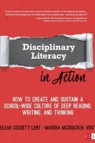 Cover of Disciplinary Literacy in Action