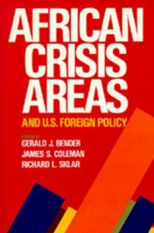 Cover of African Crisis Areas and U.S. Foreign Policy