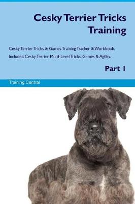 Book cover for Cesky Terrier Tricks Training Cesky Terrier Tricks & Games Training Tracker & Workbook. Includes