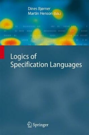 Cover of Logics of Specification Languages