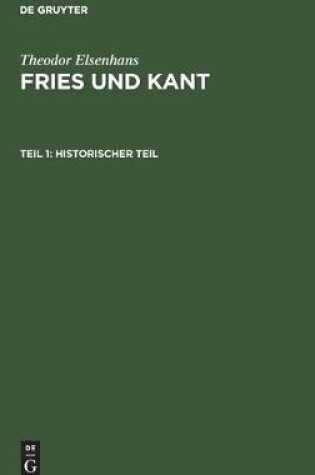 Cover of Historischer Teil