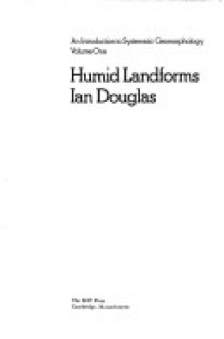 Cover of Humid Landforms
