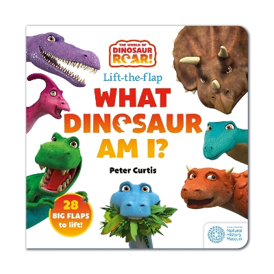 Book cover for The World of Dinosaur Roar!: What Dinosaur Am I?