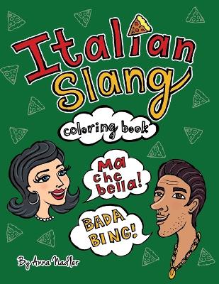 Book cover for Italian Slang Coloring Book