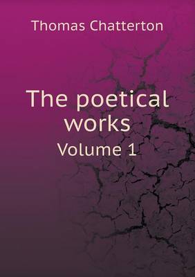 Book cover for The poetical works Volume 1