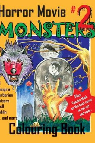 Cover of Horror Movie Monsters Colouring Book 2