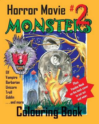 Cover of Horror Movie Monsters Colouring Book 2