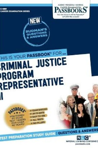 Cover of Criminal Justice Program Representative II