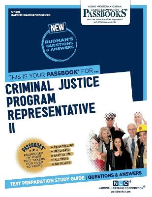 Book cover for Criminal Justice Program Representative II