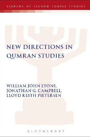 Cover of New Directions in Qumran Studies