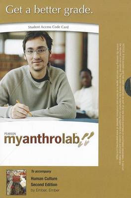 Book cover for MyLab Anthropology -- Standalone Access Card -- for Human Culture