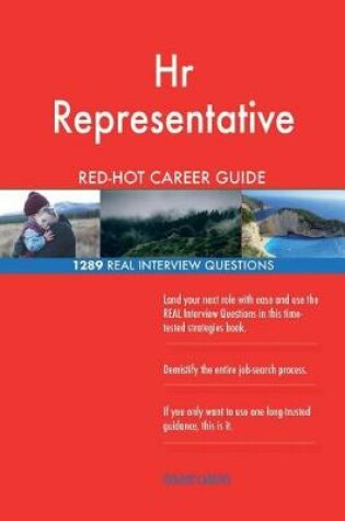 Cover of HR Representative Red-Hot Career Guide; 1289 Real Interview Questions