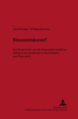 Cover of "Rinnsteinkunst?"