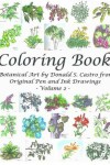 Book cover for Botanical Art Coloring Book - Volume 2