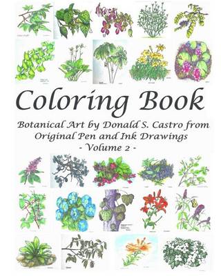 Book cover for Botanical Art Coloring Book - Volume 2