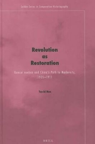 Cover of Revolution as Restoration