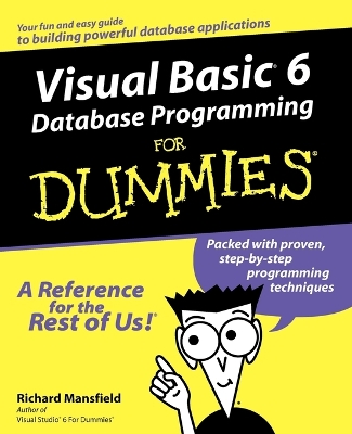 Book cover for Visual Basic 6 Database Programming For Dummies