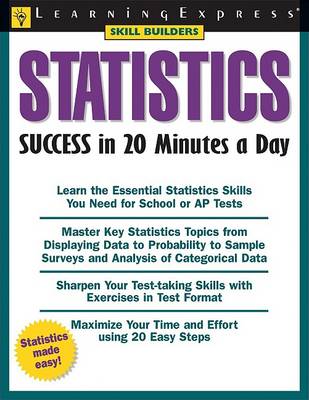 Cover of Statistics Success in 20 Minutes a Day