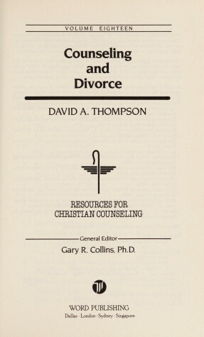 Cover of Counseling and Divorce