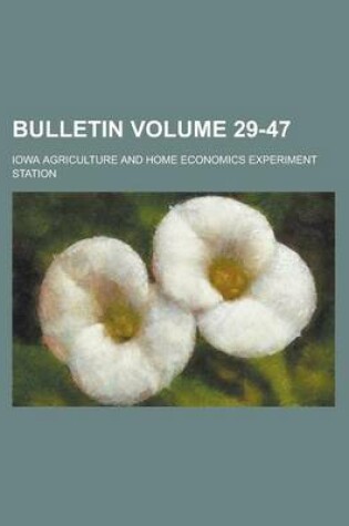 Cover of Bulletin Volume 29-47